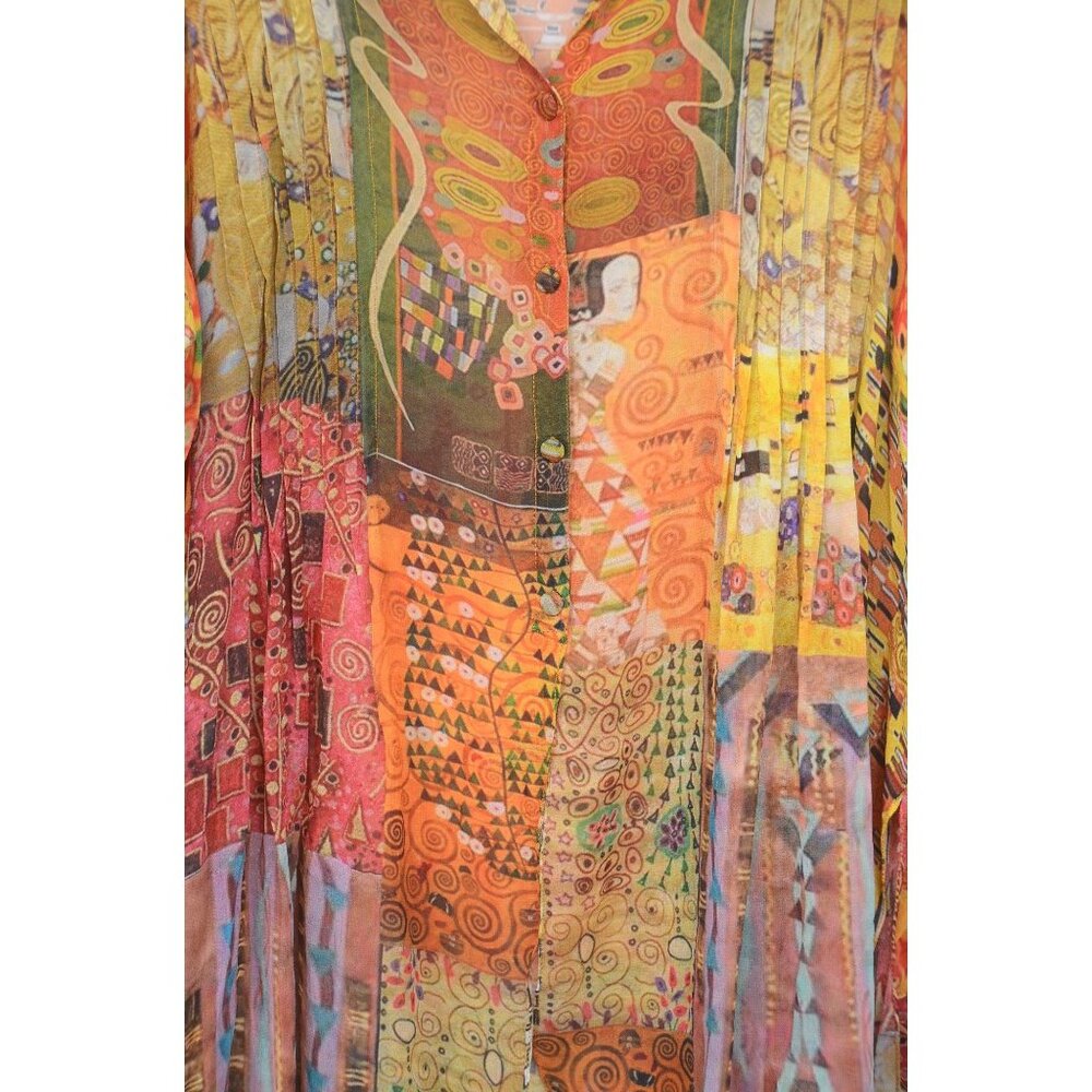 Sterling Styles One Size Flowy Patchwork Wearable… - image 4